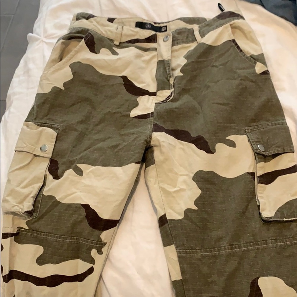 Misguided Camo Cargo Pants